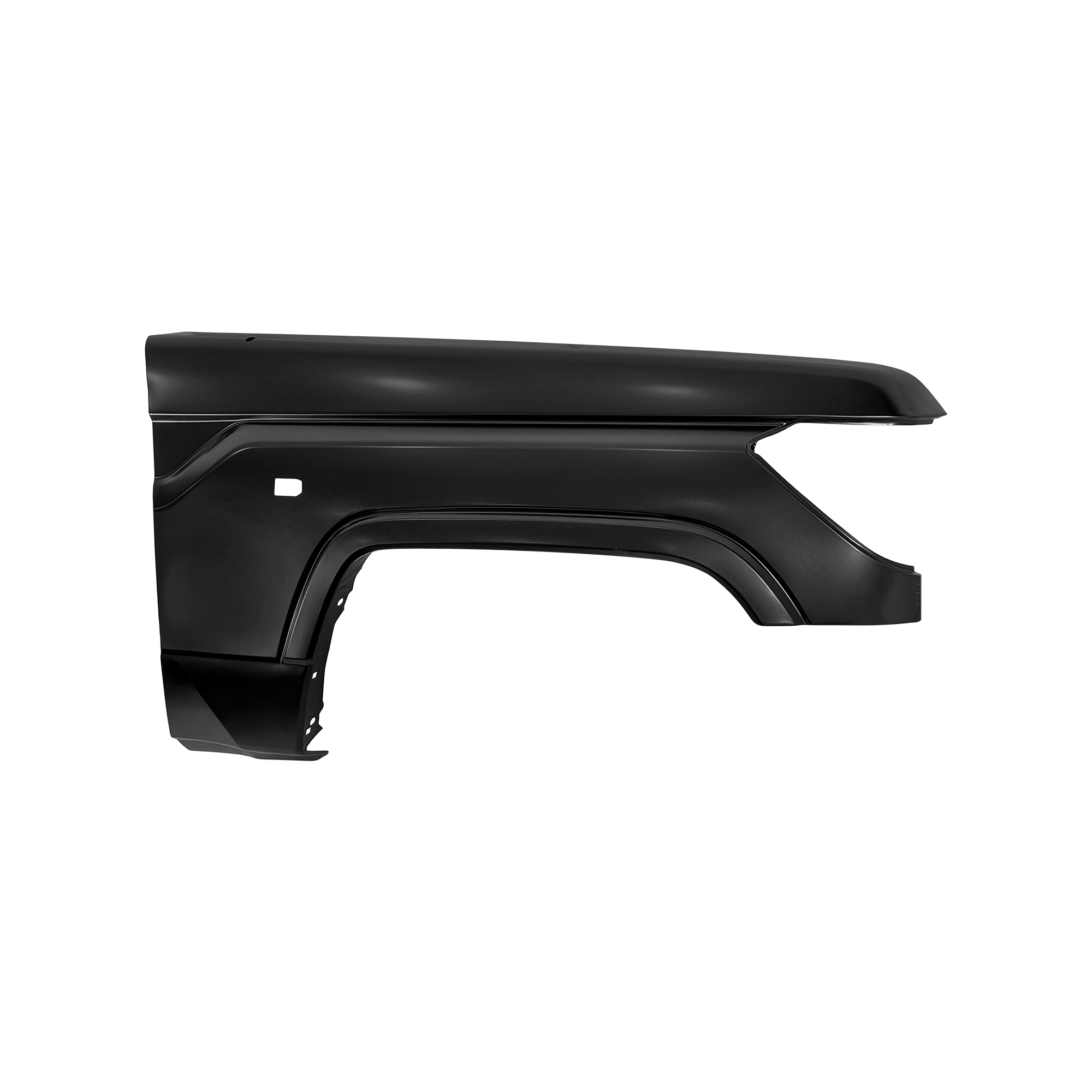 RECOJA EL GUARDABARROS DELANTERO CON ORIFICIO PARA ANTENA Y ORIFICIO PARA LÁMPARA LATERAL DERECHO, 2003-2023, PARA TOYOTA LAND CRUISER LC79