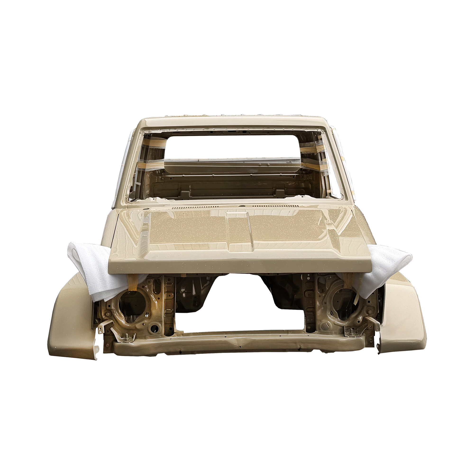 REPLACEMENT SINGLE ROW COMPLETE CAB, 1984-1989, FOR TOYOTA LAND CRUISER LC79, 67001-070060-zc, (STEEL)