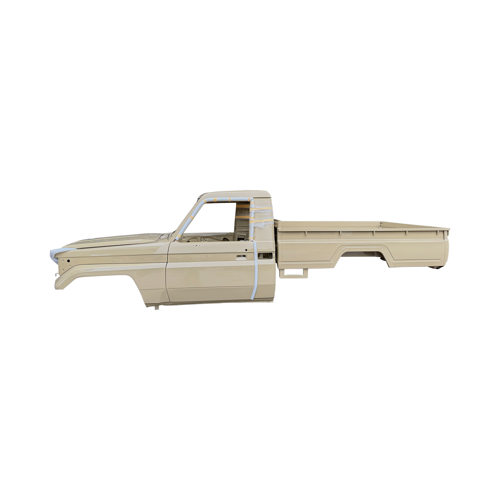 REPLACEMENT SINGLE ROW COMPLETE CAB, 1984-1989, FOR TOYOTA LAND CRUISER LC79, 67001-070060-zc, (STEEL)