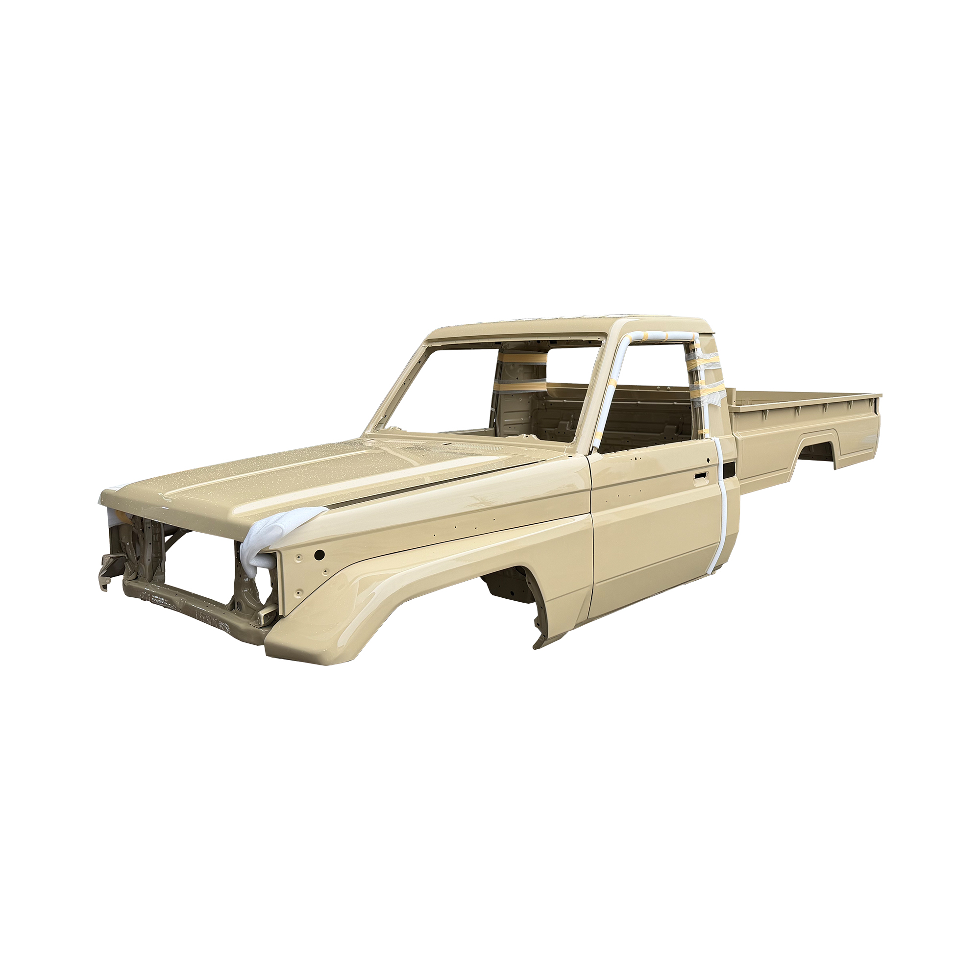 REPLACEMENT SINGLE ROW COMPLETE CAB, 1984-1989, FOR TOYOTA LAND CRUISER LC79, 67001-070060-zc, (STEEL)