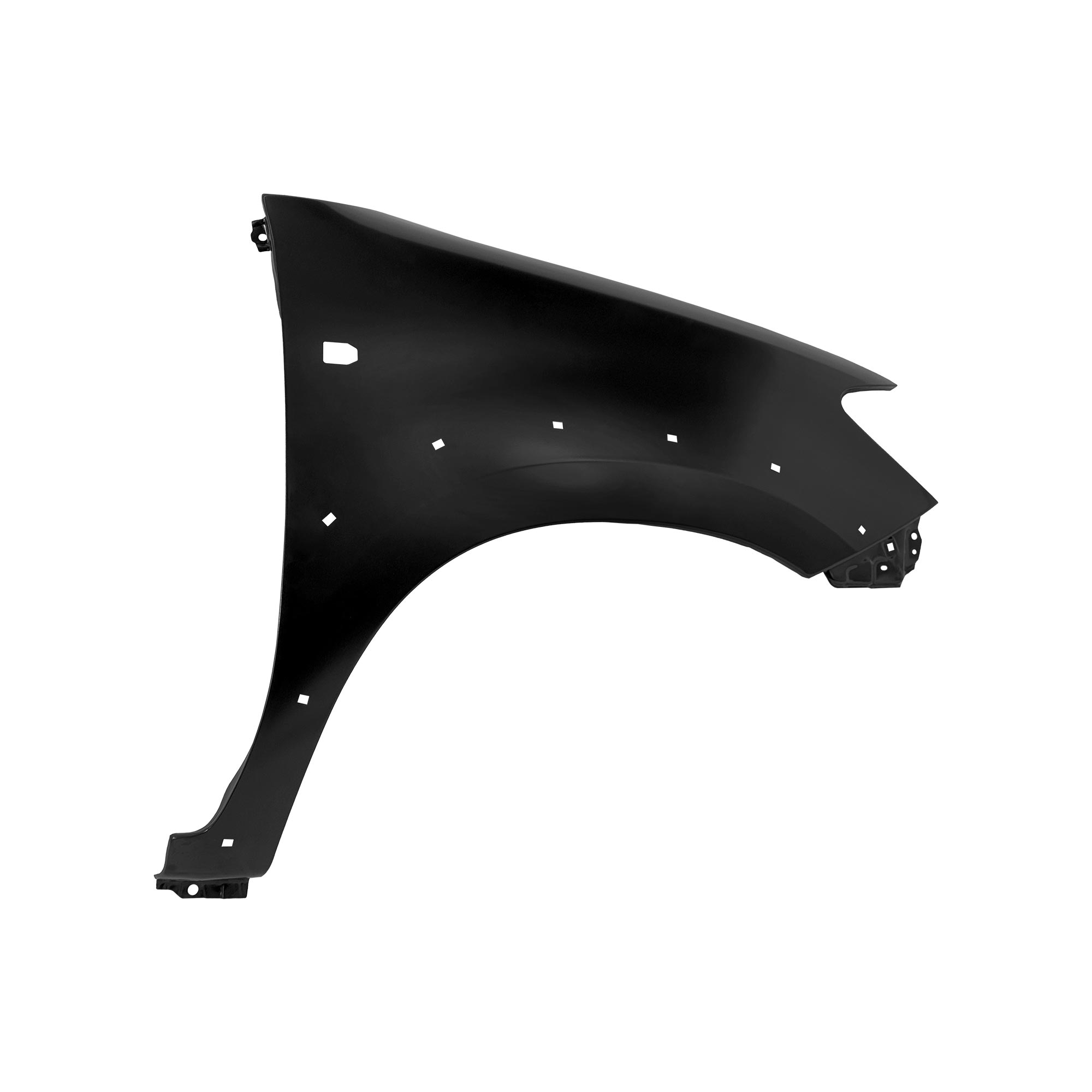 REPLACEMENT FRONT FENDER RH WITH SKIRT HOLE WITH SIDE LAMP HOLE, 2005-2012, FOR TOYOTA HILUX VIGO DOUBLE CABIN, 53812-0K020