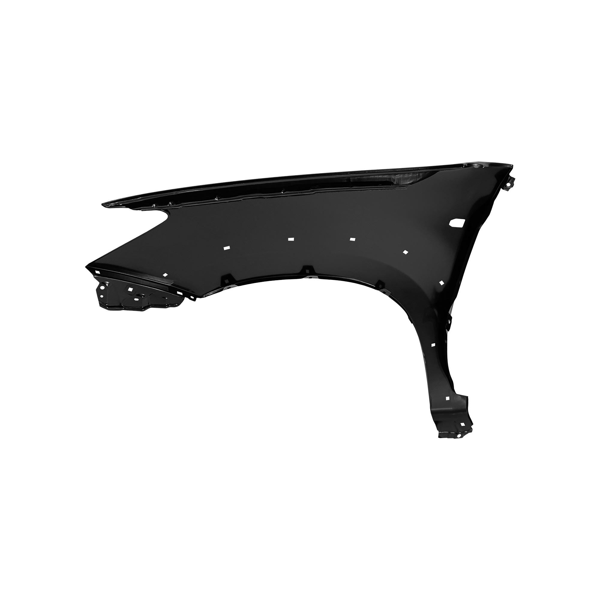 REPLACEMENT FRONT FENDER RH WITH SKIRT HOLE WITH SIDE LAMP HOLE, 2005-2012, FOR TOYOTA HILUX VIGO DOUBLE CABIN, 53812-0K020