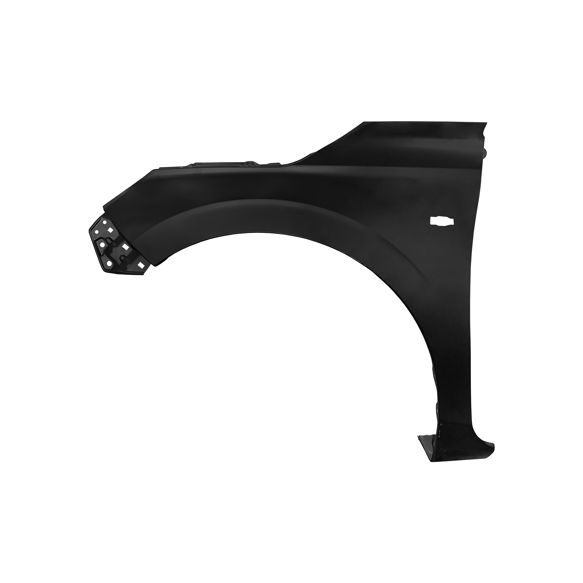 REPLACEMENT FRONT FENDER LH WITH SIDE LAMP HOLE, 2023-, FOR TOYOTA YARIS, 53812-BZ640, (STEEL)