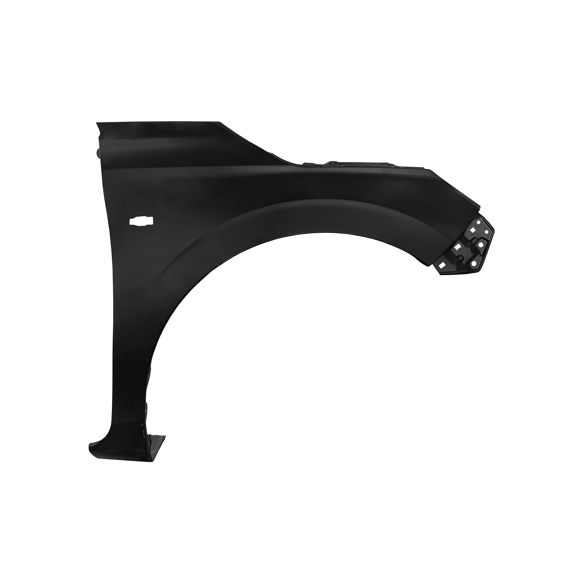 REPLACEMENT FRONT FENDER LH WITH SIDE LAMP HOLE, 2023-, FOR TOYOTA YARIS, 53811-BZ640, (STEEL)