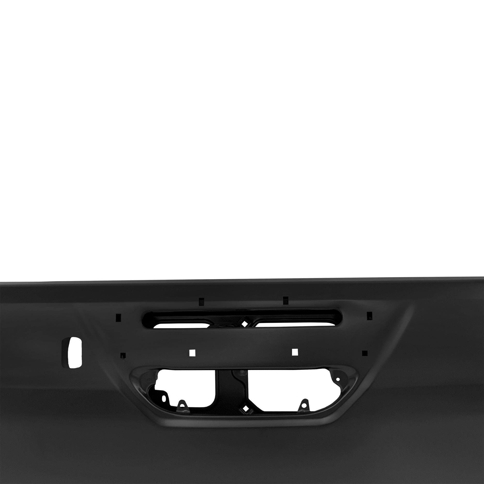 REPLACEMENT TAIL PANEL(MIDDLE OPEN) W/CAMERA HOLE,W/DECORATIVE STRIP HOLE,W/BRAKE LAMP HOLE, 2021, FOR TOYOTA HILUX REVO, (STEEL)